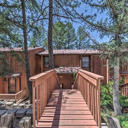 Forested Ruidoso Condo With Deck And Fireplace! Extérieur photo