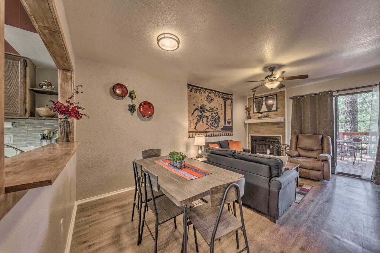 Forested Ruidoso Condo With Deck And Fireplace! Extérieur photo